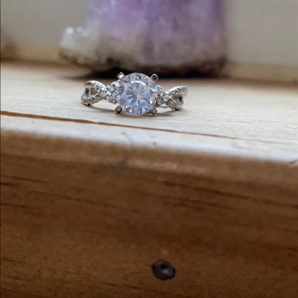 Sterling Cubic Zirconium Ring